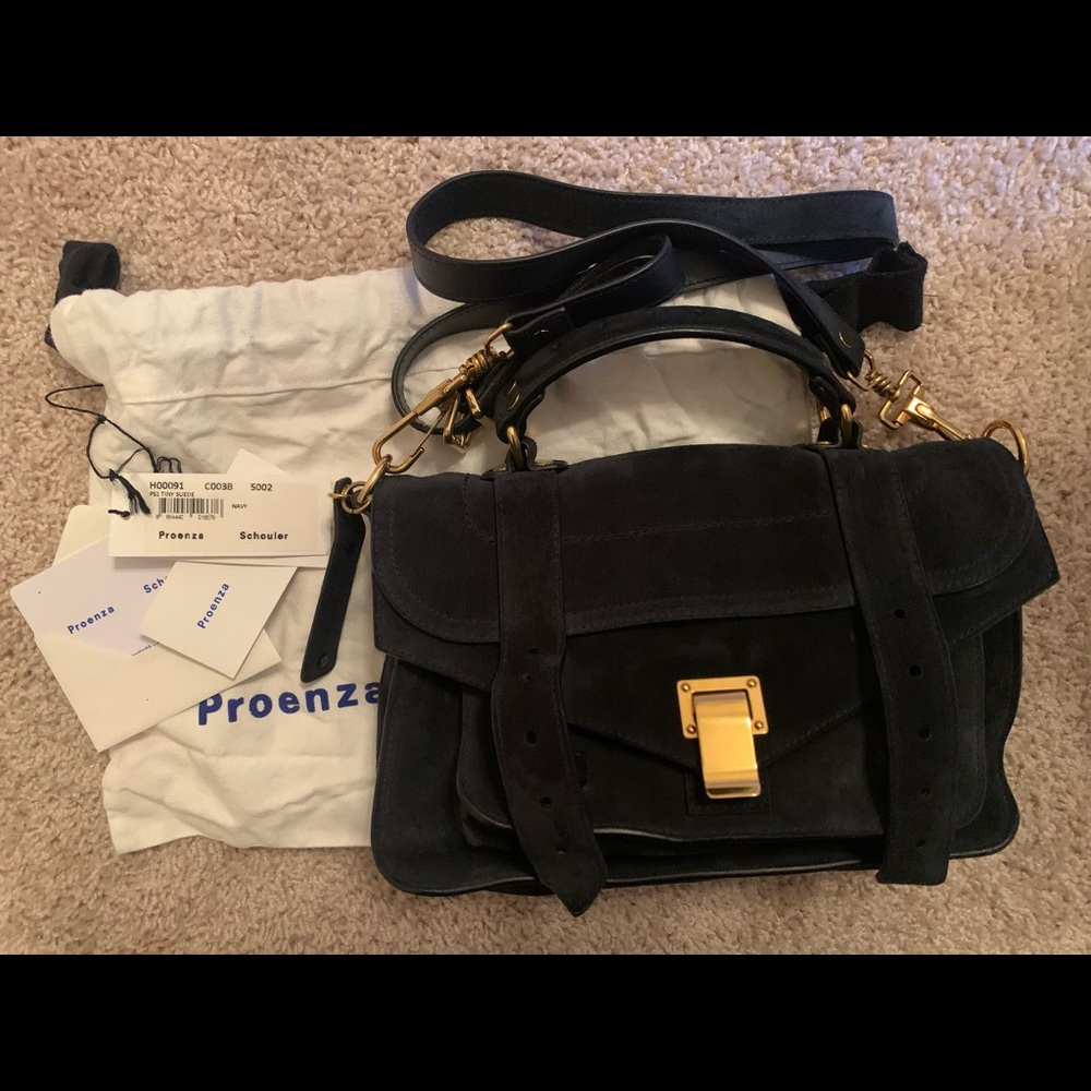 Proenza tiny ps1 suede